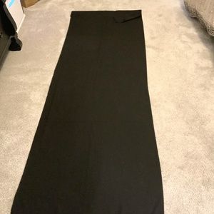 Black Material -Dress-Skirt